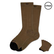 Crew Performance Socks Coyote Brown 4-Pack