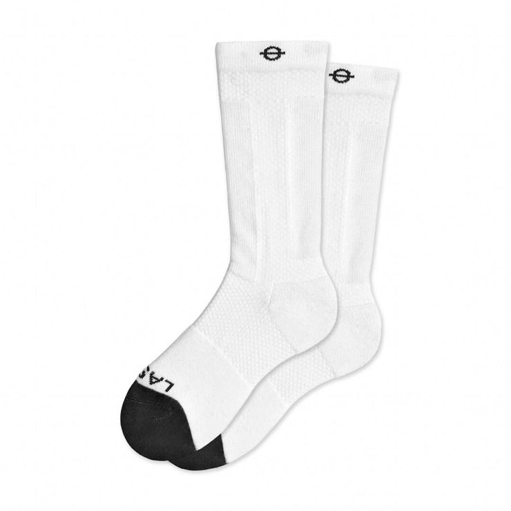 Performance Compression Socks - White Crew